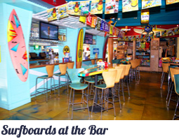 Surfboards at the Bar